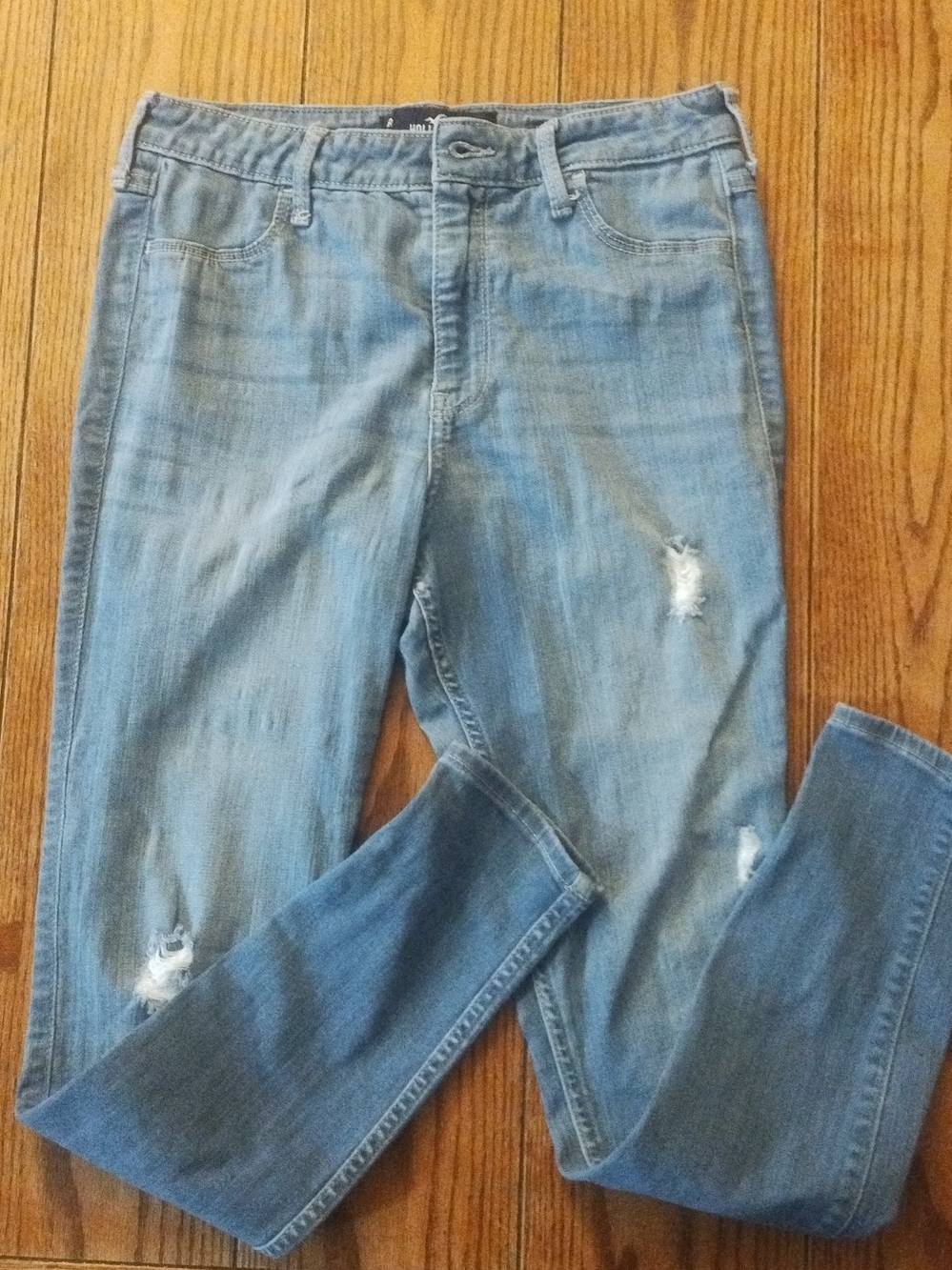 Hollister Size 9R Light Blue High Rise Skinny Jeggings